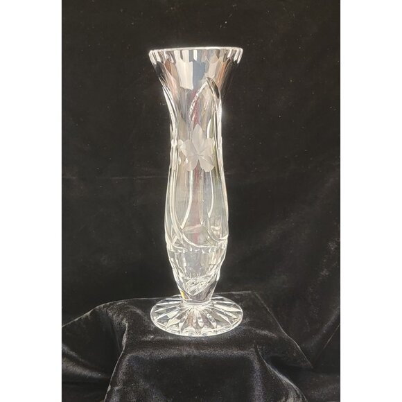 Vintage Crystal Bud Vase - Picture 1 of 13